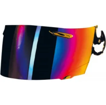 Helma na motorku Arai Arai SAL 3D plexisklo zrcadlové duhové Zrcadlová
