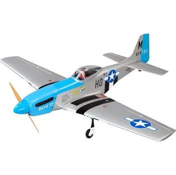 RC model letadla P-51D Mustang 20cc ARF (modrý)