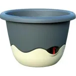 Plastia Samozavlažovací závěsný květináč MARETA Ø 25 cm Barva: antracid - tmavá slon. kost