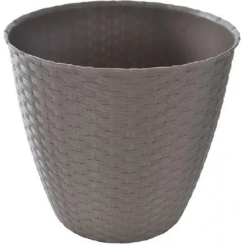 Obal RATTANO ø 14 cm Barva: cappuccino