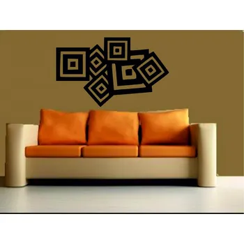 samolepka Marcela Krajčíková.Samolepka na zeď - Čtverce 2 ( 60 x 37 cm ) (Marcela Krajčíková.Samolepka na zeď - Čtverce 2 ( 60 x 37 cm ) )