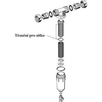 Ochranný vodní filtr Honeywell náhradní těsnění pro sítko pro FF06 3/4" - 1"