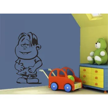 samolepka Merci-hop. Samolepka chlapec ( 32 x 60 cm )