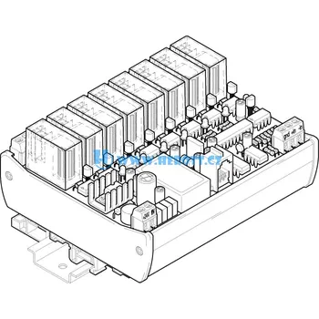 Relé RS8-10-51-I, 8 x relé 1P, 250V~/&nbsp;5A programovatelné