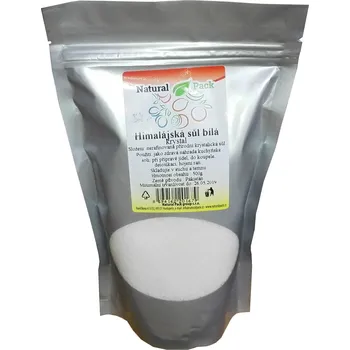 Kuchyňská sůl Natural Pack Himalájská sůl bílá krystal 500 g