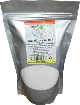Kuchyňská sůl Natural Pack Himalájská sůl bílá krystal 500 g