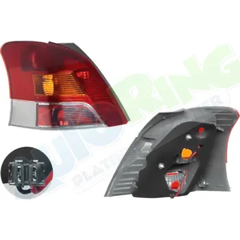 Zadní světlomet Zadní světlo TOYOTA Yaris HB (XP9,90) 02.09-02.11 LA.0000.8718.73-5665 - DOPRAVA ZDARMA