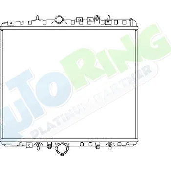 Chladič motoru Chladič vody CITROEN C8 (EA,EB) od 06.2002 LP.0000.1745.43-176478 - DOPRAVA ZDARMA