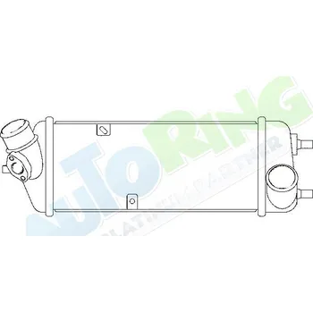Chladič motoru Chladič vzduchu - intercooler KIA Rio (DE) 2005-08.11 LP.0000.1942.37-194584 - DOPRAVA ZDARMA