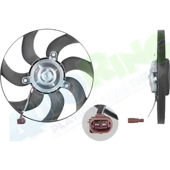 Ventilátor topení a klimatizace Ventilátor bez krytu / úchytu SEAT Toledo 3 (5P2) 09.04-08.09 LP.0000.2916.67-251749 - DOPRAVA ZDARMA