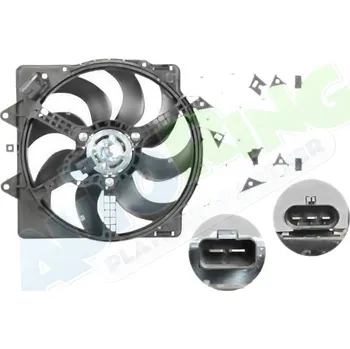 Ventilátor topení a klimatizace Ventilátor s krytem / úchytem - sahara FIAT Punto Grande (199) 08.05-2012 LP.0000.2513.51-251351 - DOPRAVA ZDARMA