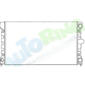Chladič motoru Chladič vody VOLKSWAGEN Passat (B3,35i) 02.88-09.93 LP.0000.1632.81-163281 - DOPRAVA ZDARMA