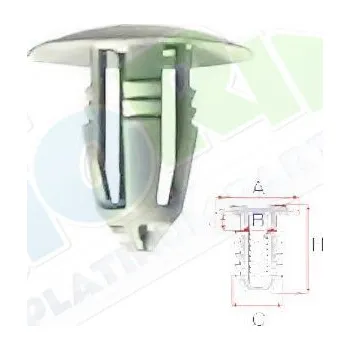 Auto-moto Úchytka FORD Fiesta (JHS) 2002-08.05 LA.0000.8508.71-96401 - DOPRAVA ZDARMA