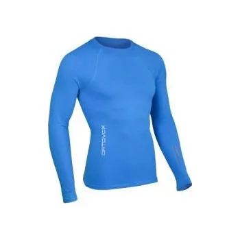 Ortovox MERINO COMPETITION LONG SLEEVE blue ocean triko