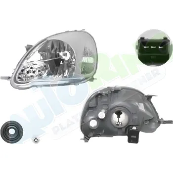 Přední světlomet Hlavní světlomet TOYOTA Yaris (CP10,XP10) 04.02-2006 LA.0000.8711.24-58043 - DOPRAVA ZDARMA