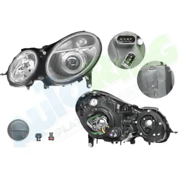 Přední světlomet Hlavní světlomet MERCEDES E Class (W211) 02.02-05.06 LA.0000.8574.29-55034 - DOPRAVA ZDARMA