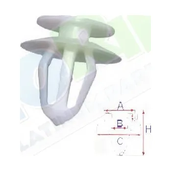 Oprava karosérie Úchytka OPEL Astra H 09.03-03.07 LA.0000.8629.63-98941 - DOPRAVA ZDARMA