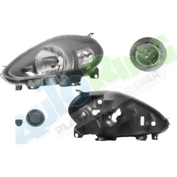 Přední světlomet Hlavní světlomet FIAT Punto Evo (199) od 08.2009 LA.0000.8490.88-57405 - DOPRAVA ZDARMA