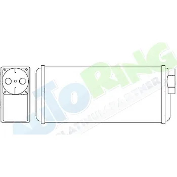 Auto-moto Radiátor topení SKODA Favorit, Forman 1989-1995 LP.0000.2019.60-218366 - DOPRAVA ZDARMA