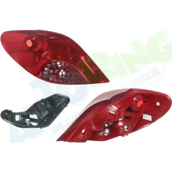 Zadní světlomet Zadní světlo PEUGEOT 207 (Wxx) 04.2006-2014 LA.0000.8653.37-4164 - DOPRAVA ZDARMA