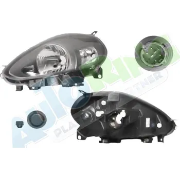 Přední světlomet Hlavní světlomet FIAT Punto Evo (199) od 08.2009 LA.0000.8490.89-57458 - DOPRAVA ZDARMA