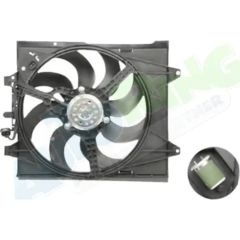 Ventilátor topení a klimatizace Ventilátor s krytem / úchytem - sahara FIAT 500 (312) od 2007 LP.0000.2521.73-252174 - DOPRAVA ZDARMA