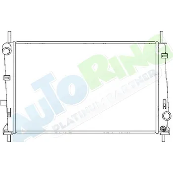 Chladič motoru Chladič vody FORD Mondeo (GBP,BNP) 1993-07.96 LP.0000.1629.17-162917 - DOPRAVA ZDARMA