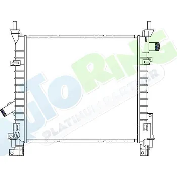 Chladič motoru Chladič vody FORD Ka (RBxx) 1996-10.08 LP.0000.1658.92-165892 - DOPRAVA ZDARMA