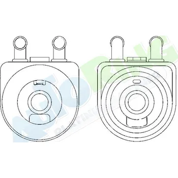 Chladič motoru Chladič oleje PEUGEOT Partner (Gxx) 06.96-10.02 LP.0000.2197.80-219944 - DOPRAVA ZDARMA