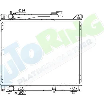 Chladič motoru Chladič vody SUZUKI Vitara Grand (JT) od 09.2005 LP.0000.1694.91-172664 - DOPRAVA ZDARMA