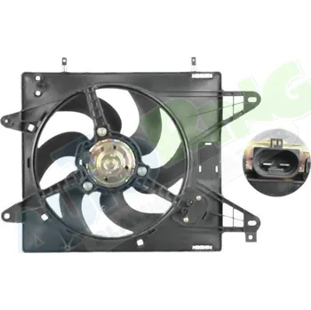 Ventilátor topení a klimatizace Ventilátor s krytem / úchytem - sahara FIAT Multipla (186) 2005-2010 LP.0000.2520.12-252012 - DOPRAVA ZDARMA