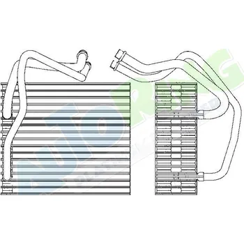 Výparník klimatizace Výparník klimatizace CITROEN Xsara (N0,N1,N2) 1997-08.00 LP.0000.2863.04-286460 - DOPRAVA ZDARMA
