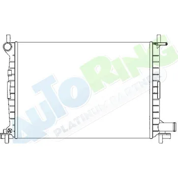 Chladič motoru Chladič vody FORD Fiesta i Courier 1996-07.99 LP.0000.1734.45-173445 - DOPRAVA ZDARMA