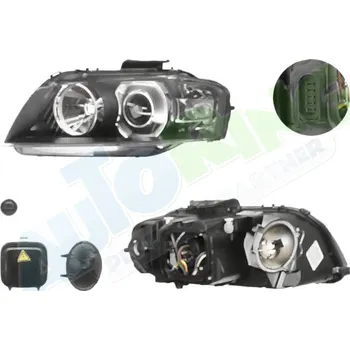 Přední světlomet Hlavní světlomet AUDI A3 (8P) 05.03-05.08 LA.0000.8411.60-54504 - DOPRAVA ZDARMA