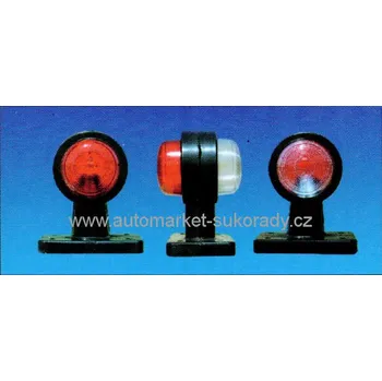 Příslušenství osvětlení automobilu Světlo poziční JK-1 č/b (Světlo poziční obrysové červeno bílé, tykadlo)