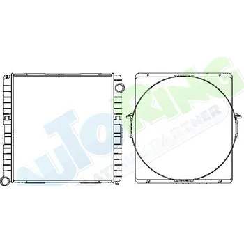 Chladič motoru Chladič vody IVECO Eurocargo 1991-2003 LP.0000.1740.60-174060 - DOPRAVA ZDARMA