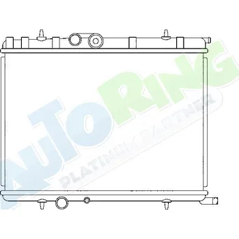 Chladič motoru Chladič vody CITROEN Xsara (N0,N1,N2) 08.00-2005 LP.0000.1651.25-176040 - DOPRAVA ZDARMA