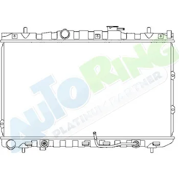 Chladič motoru Chladič vody KIA Cerato (FE) 2004-09.08 LP.0000.1628.99-162899 - DOPRAVA ZDARMA