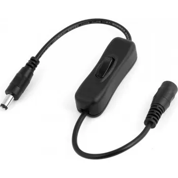 LED páska Kabel s vypínačem a konektory 5,5 x 2,1mm (Pro jednoduché ovládání LED pásku)