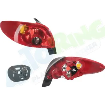 Zadní světlomet Zadní světlo PEUGEOT 206 (2xx) 1998-03.09 LA.0000.8646.77-5143 - DOPRAVA ZDARMA