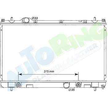 Chladič motoru Chladič vody CHRYSLER Neon (PL) 09.99-2003 LP.0000.1758.01-175801 - DOPRAVA ZDARMA
