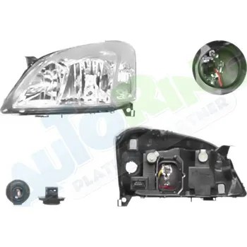 Přední světlomet Hlavní světlomet TOYOTA Corolla (E12) 2002-2004 LA.0000.8727.80-51468 - DOPRAVA ZDARMA