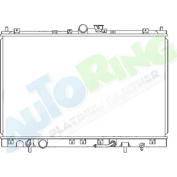 Chladič motoru Chladič vody MITSUBISHI Space Wagon (N50) 09.98-2005 LP.0000.1733.35-173335 - DOPRAVA ZDARMA