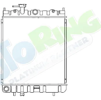 Chladič motoru Chladič vody NISSAN Micra (K11) 06.92-03.98 LP.0000.1718.11-171811 - DOPRAVA ZDARMA