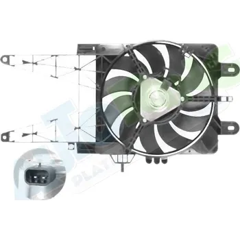 Ventilátor topení a klimatizace Ventilátor s krytem / úchytem - sahara FIAT Punto 2FL (188) 06.03-2011 LP.0000.2545.24-254524 - DOPRAVA ZDARMA