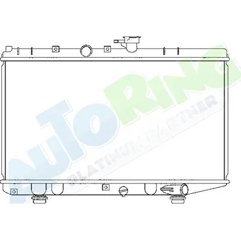 Chladič motoru Chladič vody KIA Rio (DC) 2000-2003 LP.0000.1652.75-165275 - DOPRAVA ZDARMA
