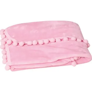 látková plena BabyMatex Dětská deka Baby Matex BOMBI růžová