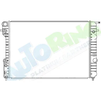 Chladič motoru Chladič vody OPEL Omega B 09.99-05.03 LP.0000.1781.01-186918 - DOPRAVA ZDARMA