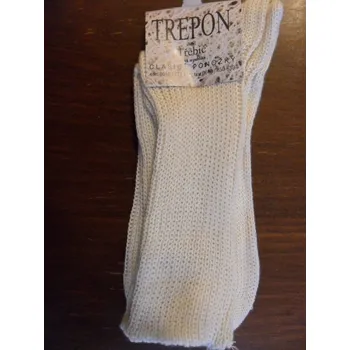 Pánské ponožky RIPR-pánské ponožky TREPON tmavý melír 43(29) (pánské zimní ponožky ze 100% bavlny)