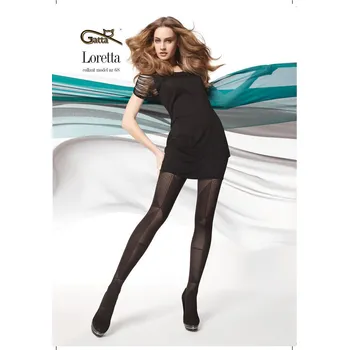 Dámské punčochy Gatta Loretta 68 50 den Punčochové kalhoty nero-černé (vzorované punčochové kalhoty bez vyznačeného sedu)